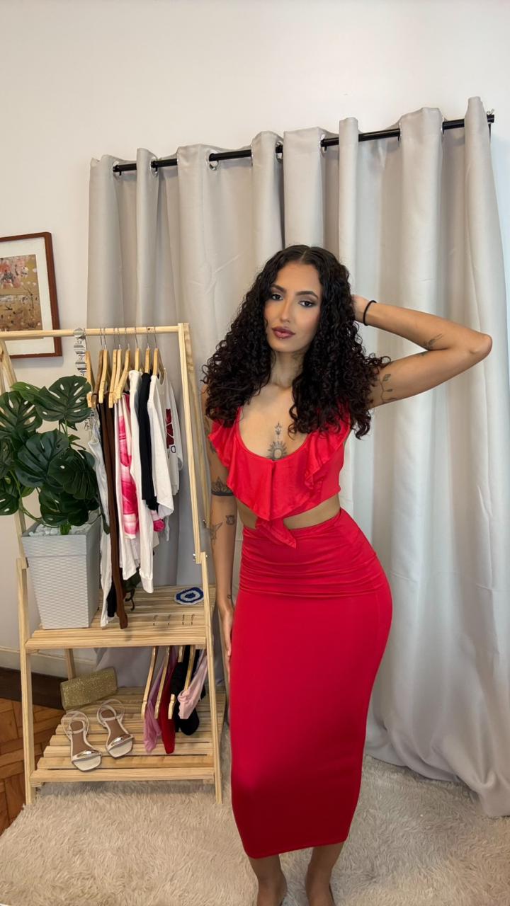 Saia Longa Feminina Lisa   Isla