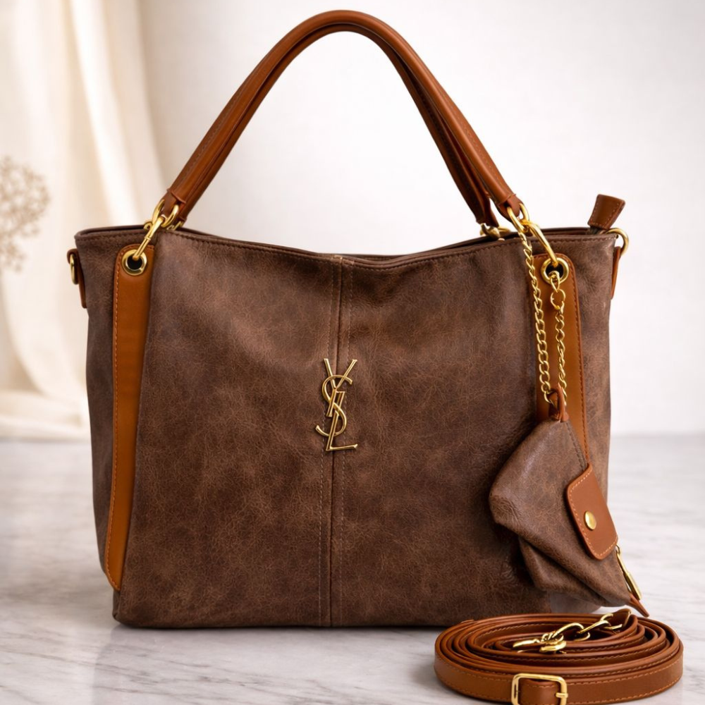 Bolsa Yves Saint Laurent Siena Gold