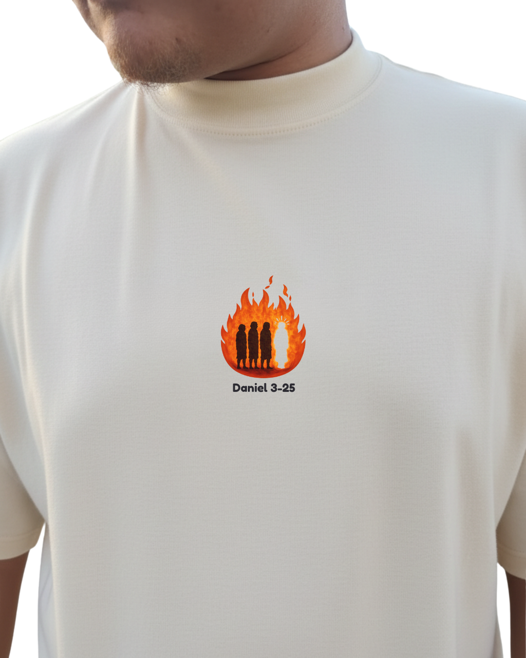 Camiseta Oversized Minimal Flame Daniel