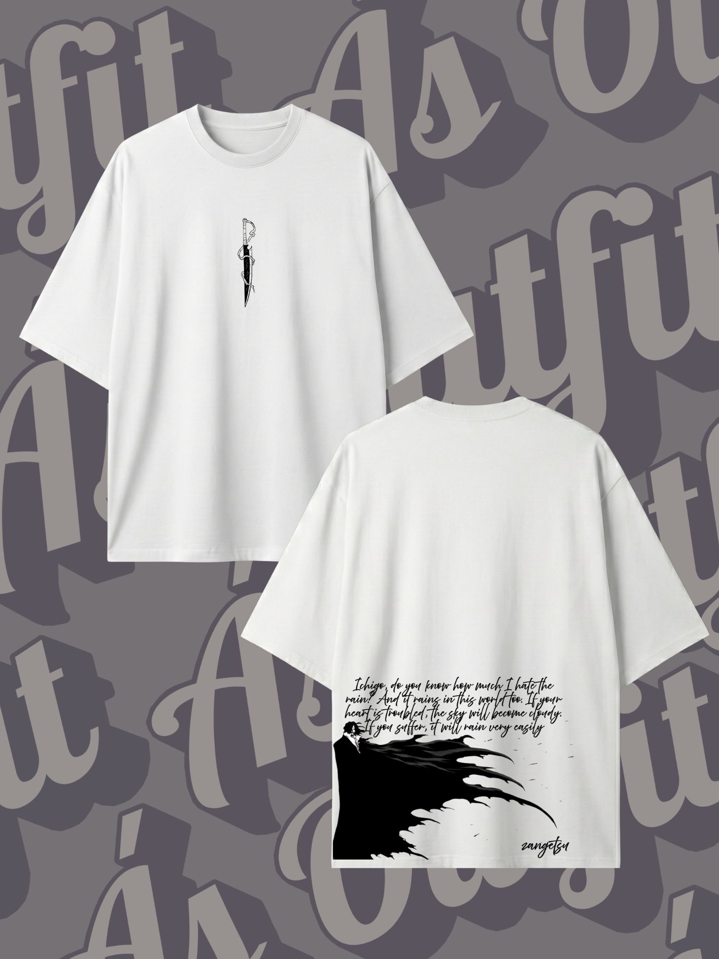 Camiseta Oversized Zangetsu