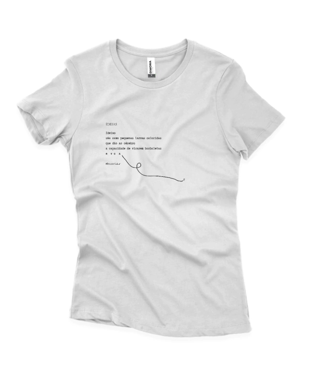 Camiseta Feminina Ideias