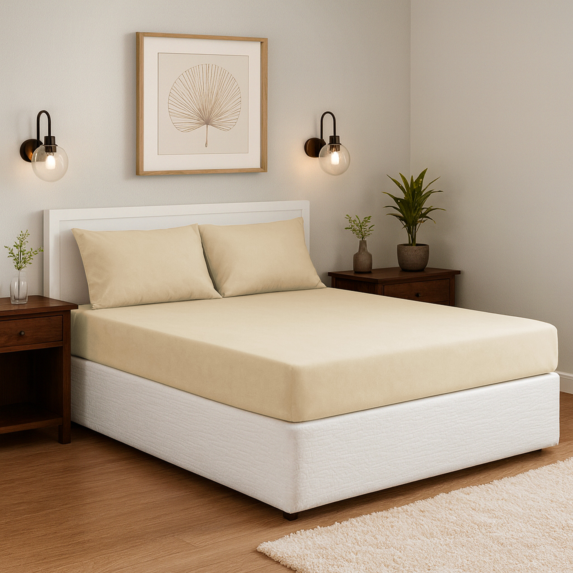 Jogo de Lençol 3 Peças Micropercal Toque Macio para Cama