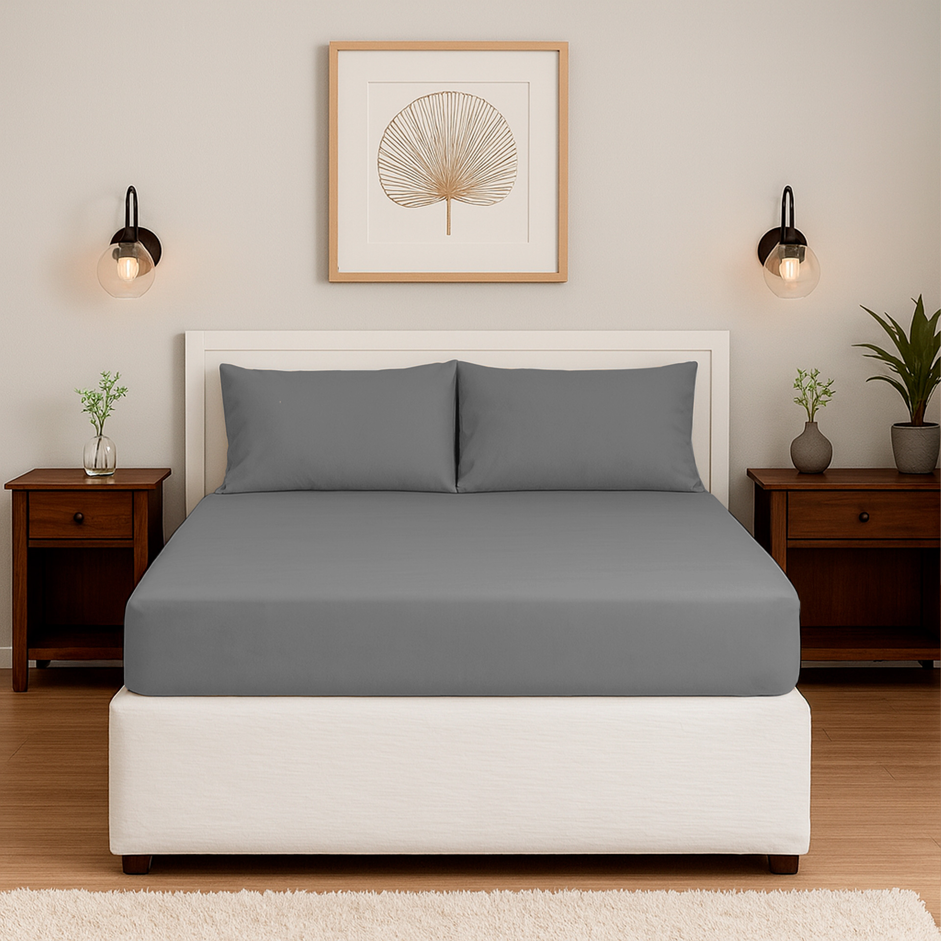 Lençol 3 peças Micropercal 400 Fios Macio