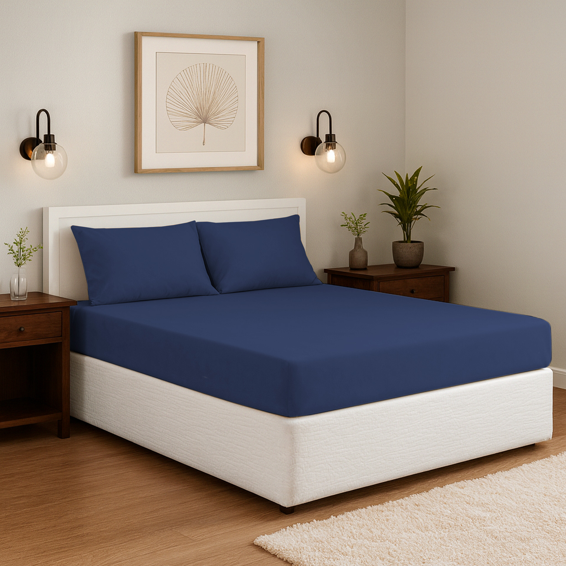 Lençol 3 peças Micropercal 400 Fios Macio e Delicado