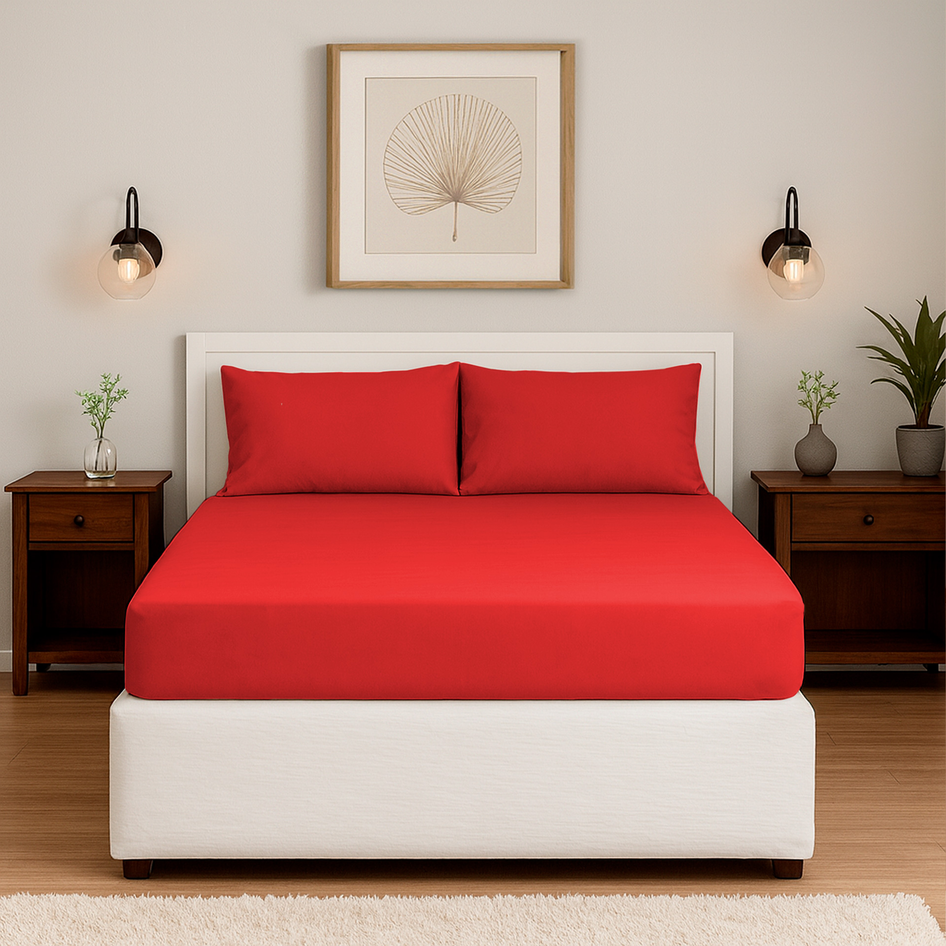 Jogo de Lençol 3 Peças Micropercal Liso Conforto Macio