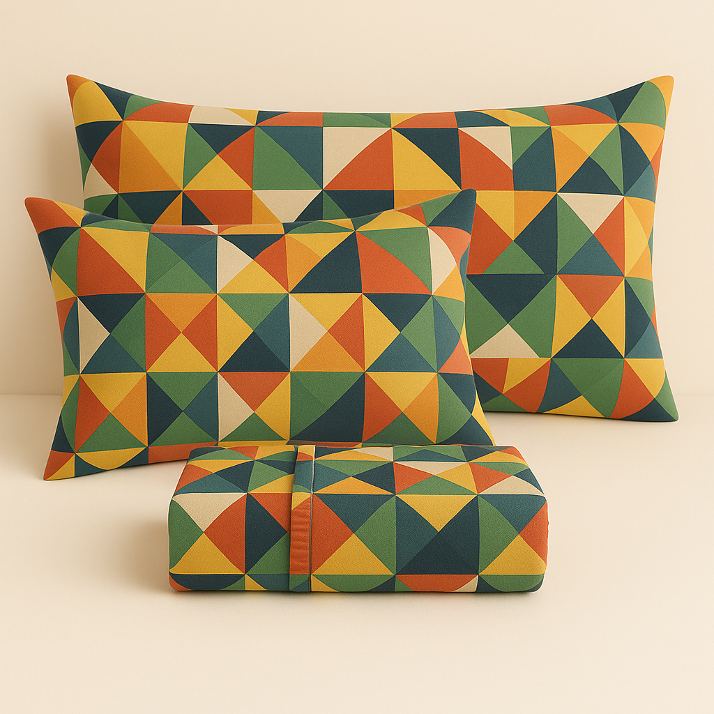 Jogo de Lençol 3 Peças Micropercal Estampas Sortidas