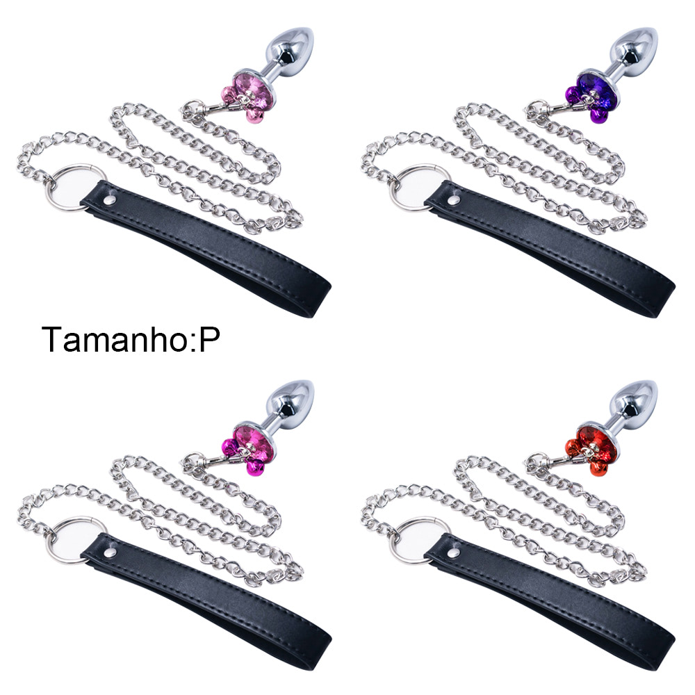 Plug de Aço Com Sino e Guia Corrente - Tamanho P - VIPMIX