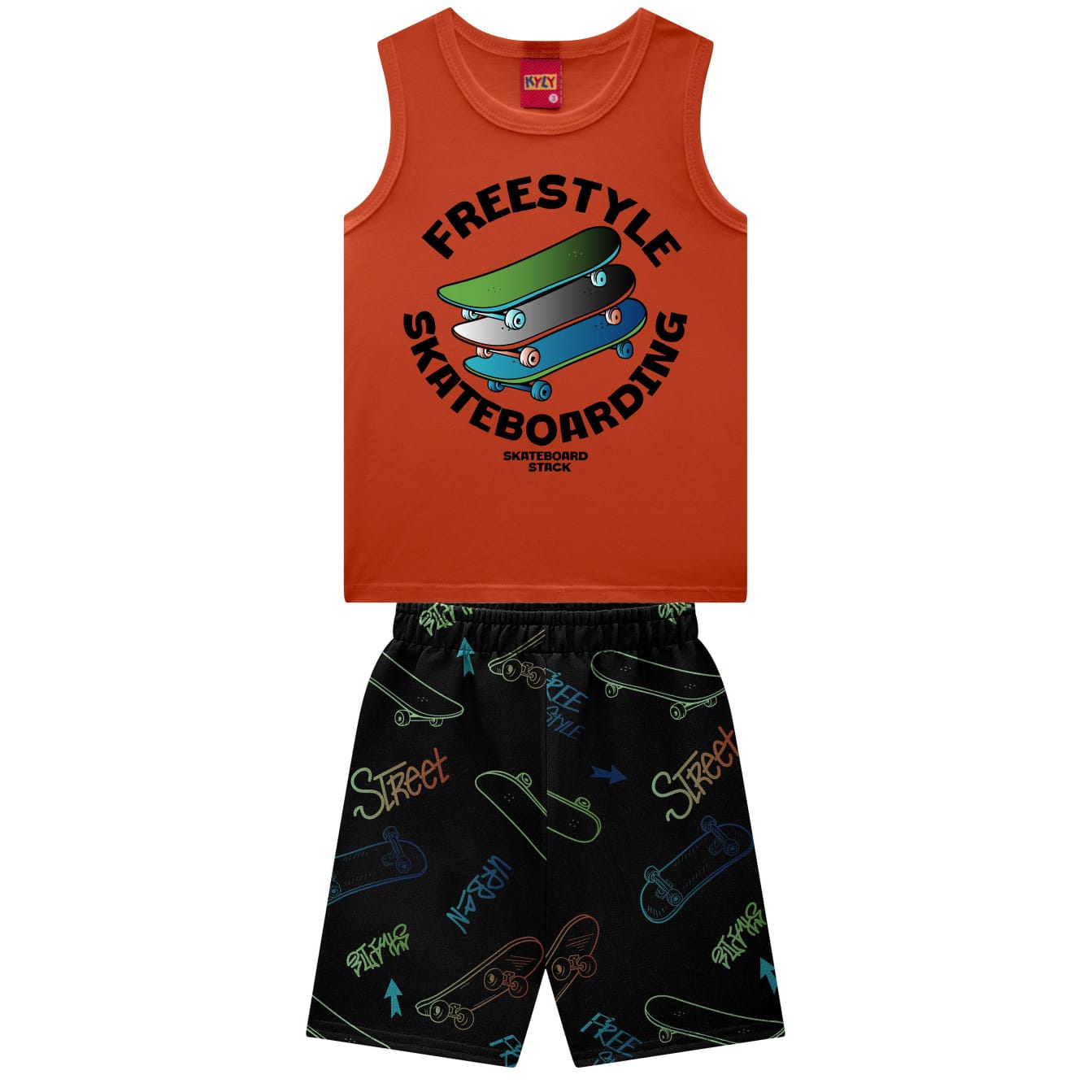 Conjunto Infantil Menino Skate Kyly