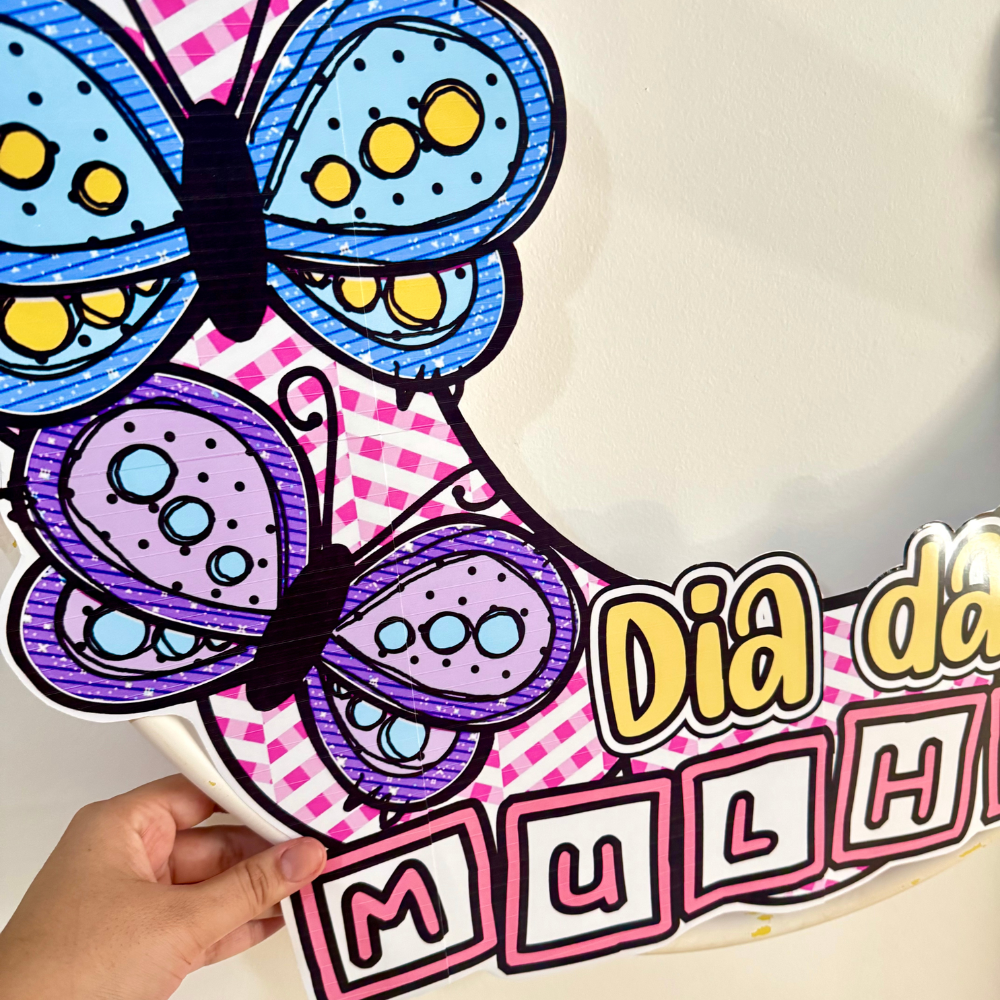 Decoração para Bambolê   Dia da Mulher