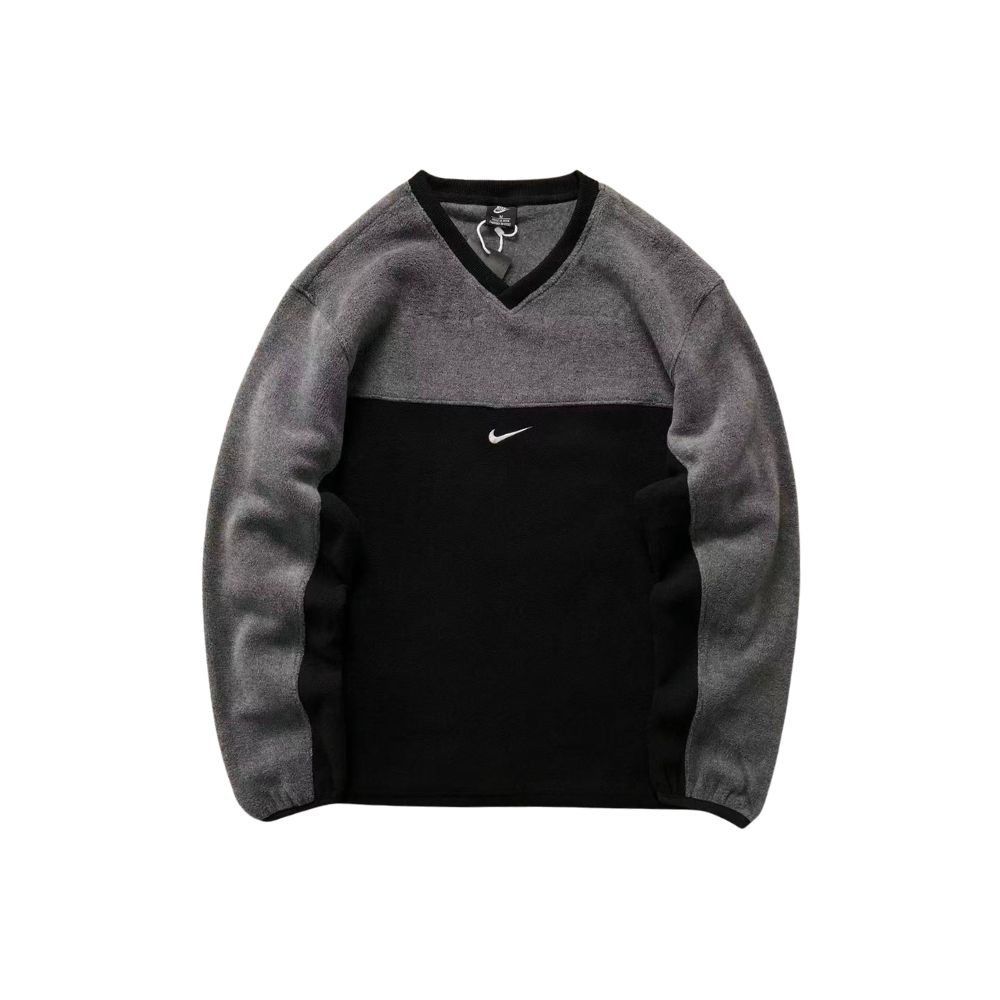 MOLETOM NIKE FLEECE RETRO BLACK GRAY