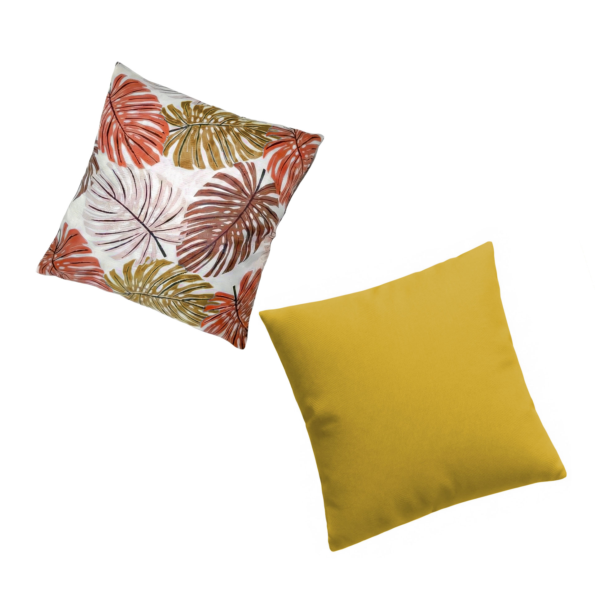 04 Capas Decorativa Moderna Estilosa Macia 50x50 Sem Refil Luxo Estampadas