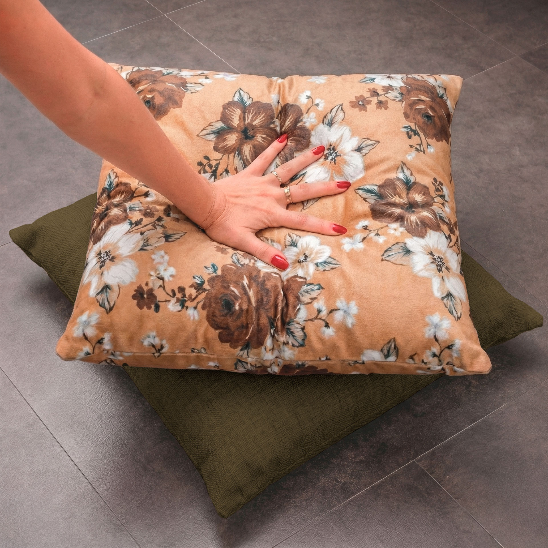 4 Capas 50x50 Sem Refil Luxo Estampadas