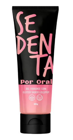 Gel Comestível com Glitter Sedenta por Oral Lollipop 50G