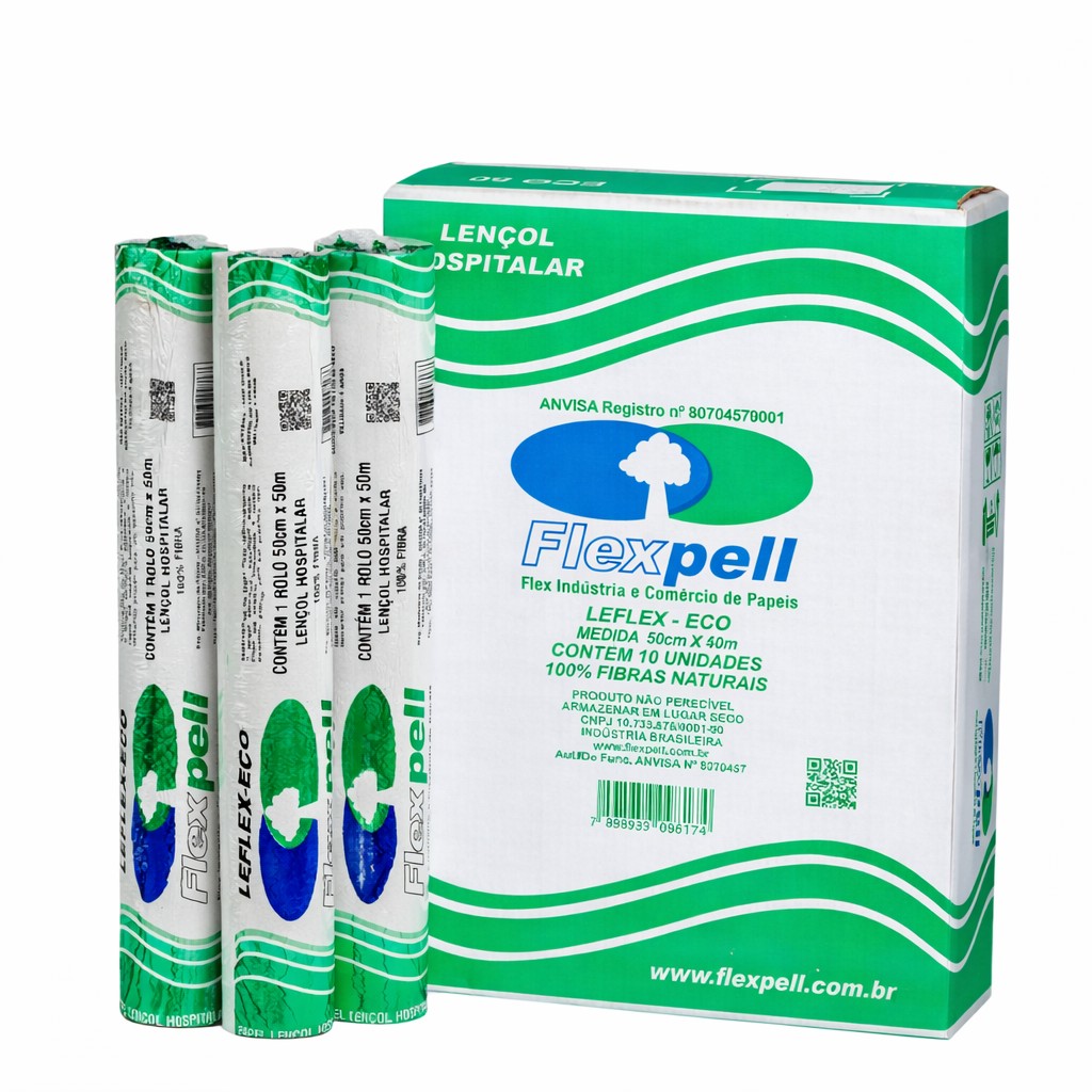 Papel Lençol Hospitalar Eco - 1 Rolo