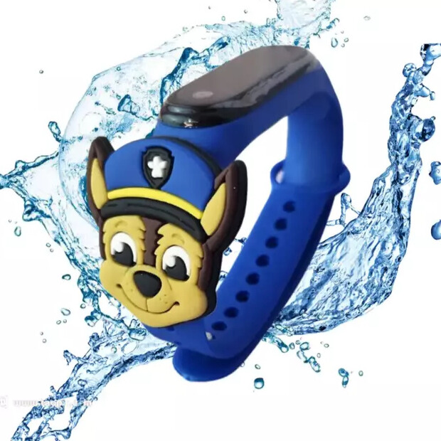 Relógio Infantil Digital Menino & Menina a Prova ´D Água Patrulha Canina