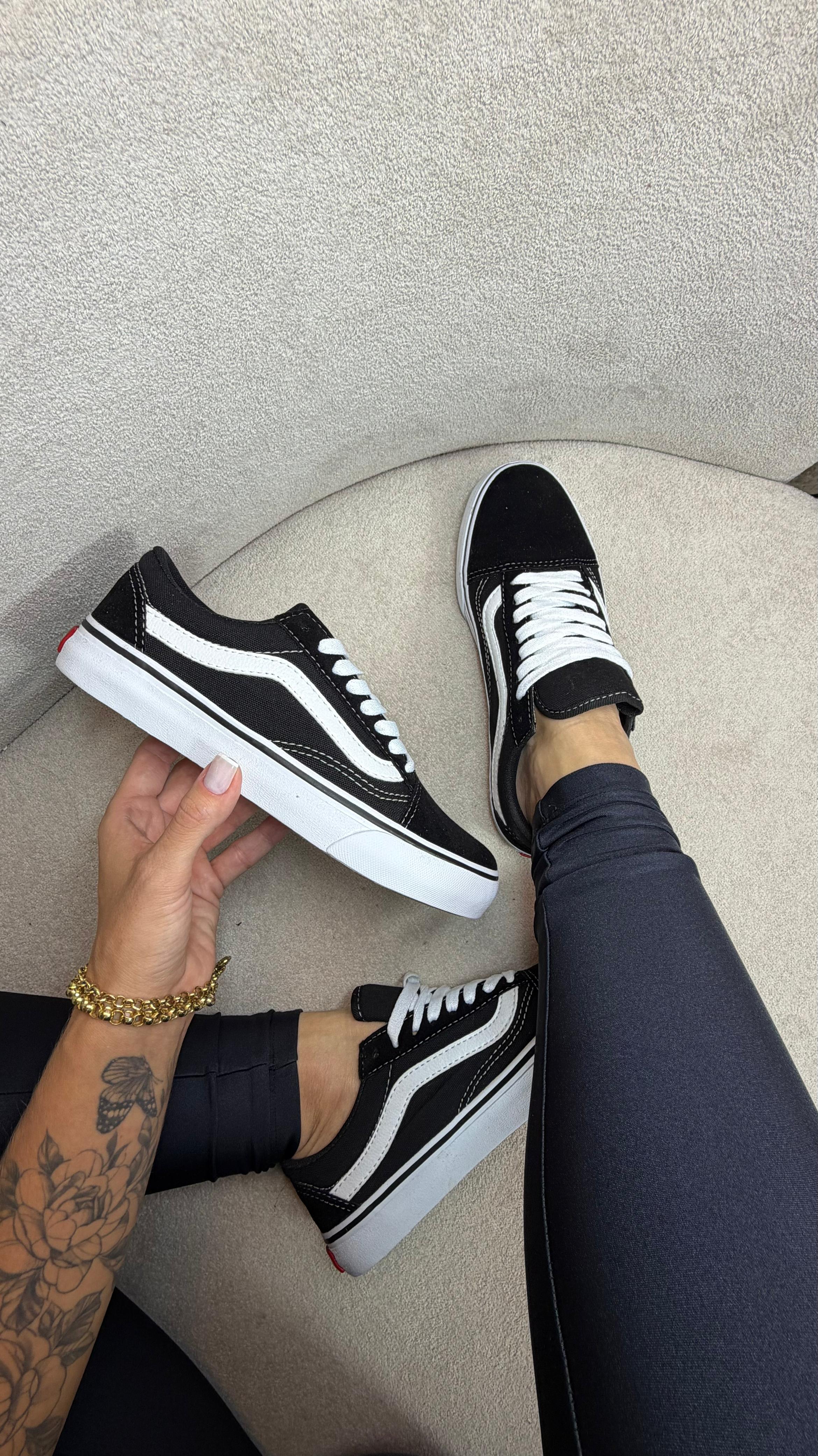 Vans Old School - Preto e Branco