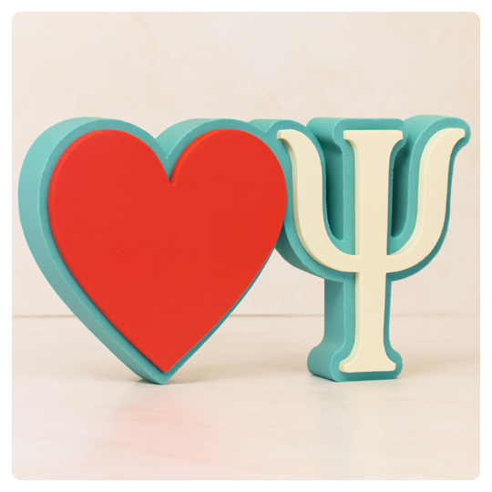 Placa Decorativa Profissões Personalizada: Psicologia