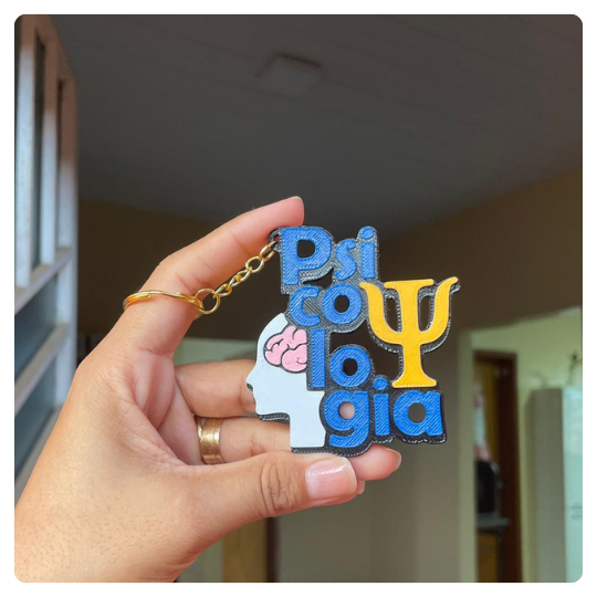 Chaveiro Psicologia Personalizado