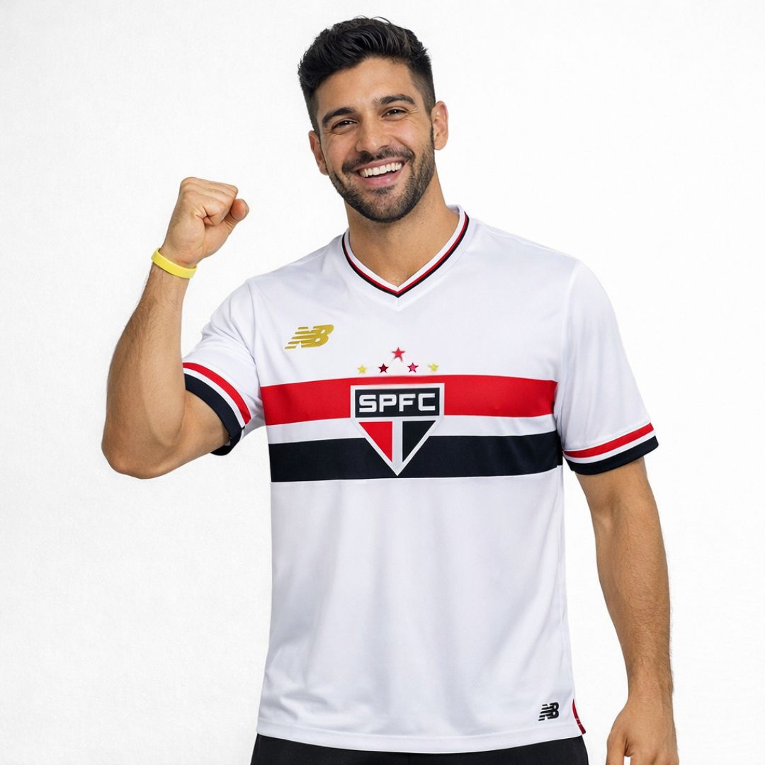 Camiseta Torcedor São Paulo Fc Uniforme 1 2026   A Grandeza Tricolor em Cada Detalhe!