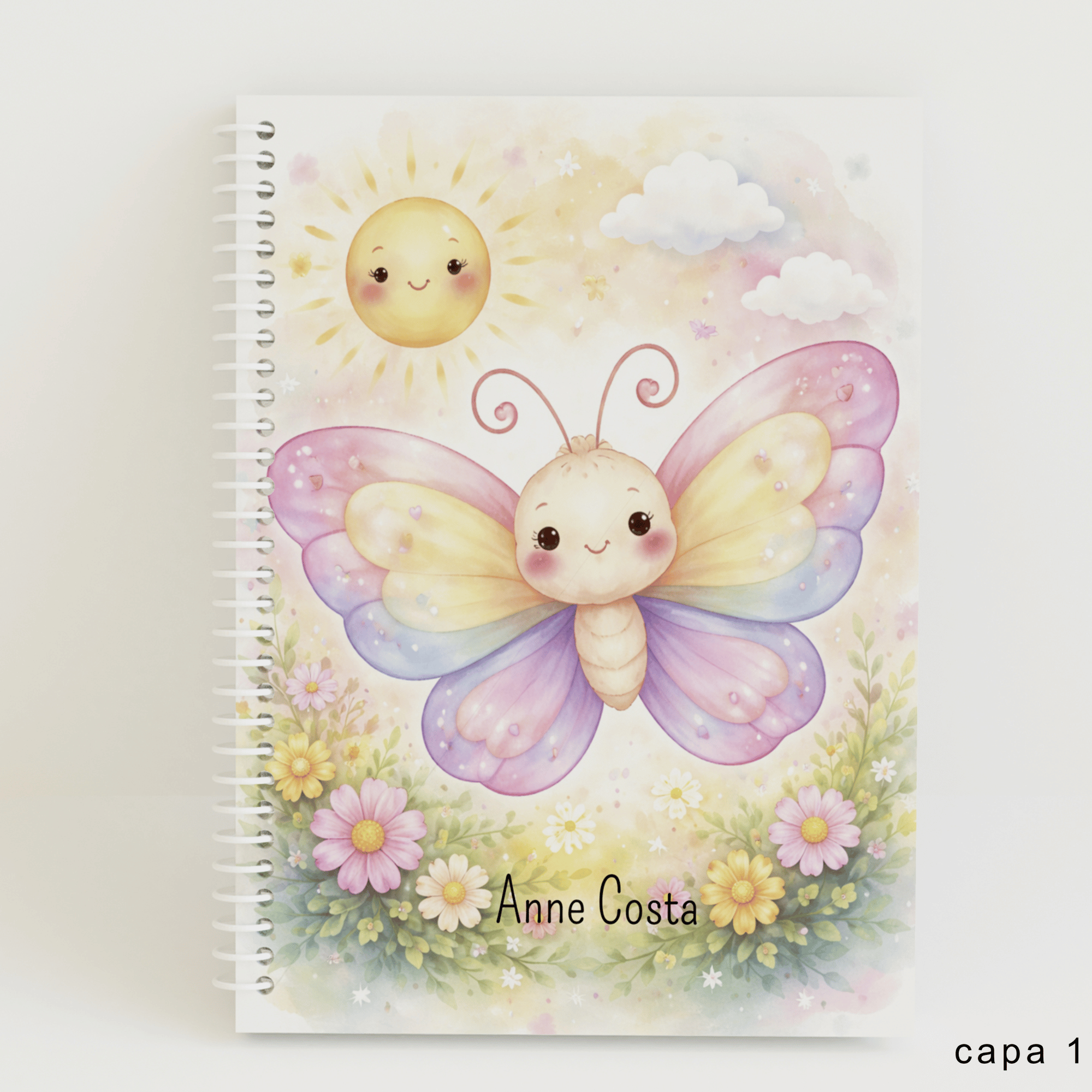 Caderno Fofuras em Aquarela - 8 capas