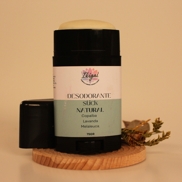Desodorante Natural Stick   Proteção Natural e Vegana