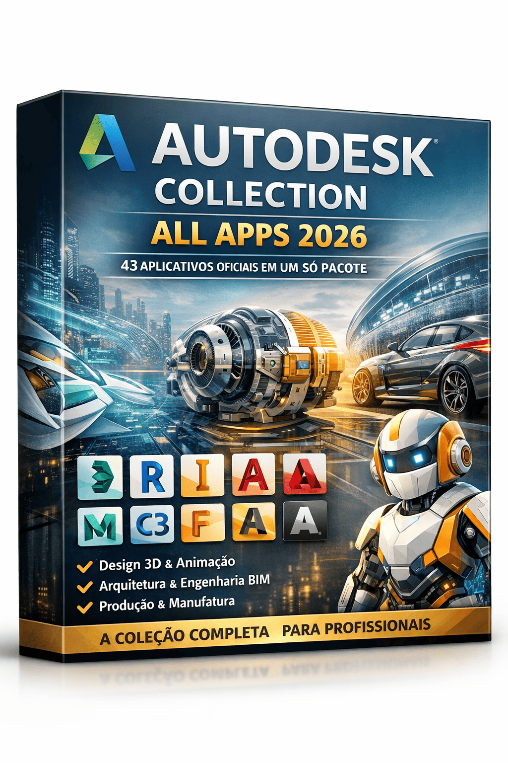 Autodesk Collection Completa   Todos os Apps Oficiais em um Único Pacote