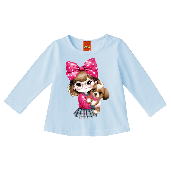 BLUSA FEMININA AZUL CELESTE 14 4112 TCX KYLY