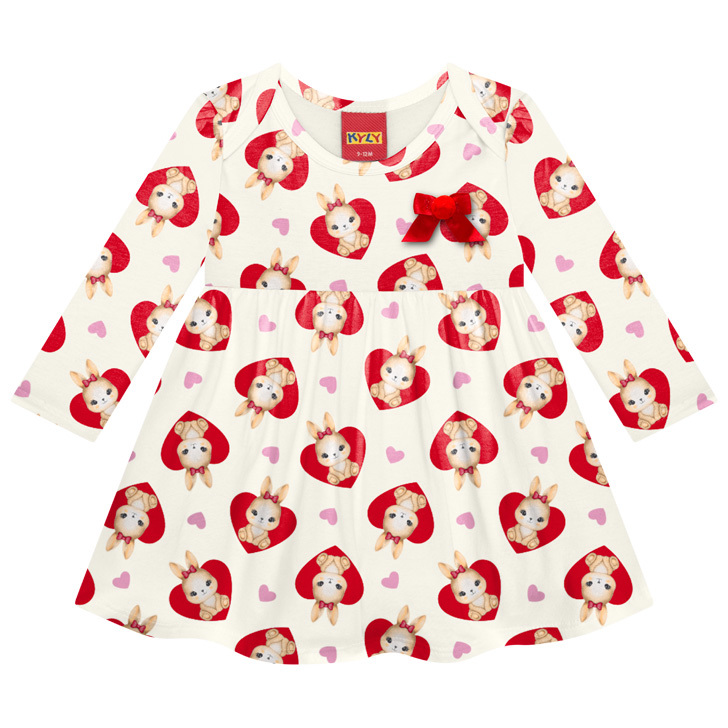 VESTIDO FEMININO OFF WHITE 1 11 0103 KYLY