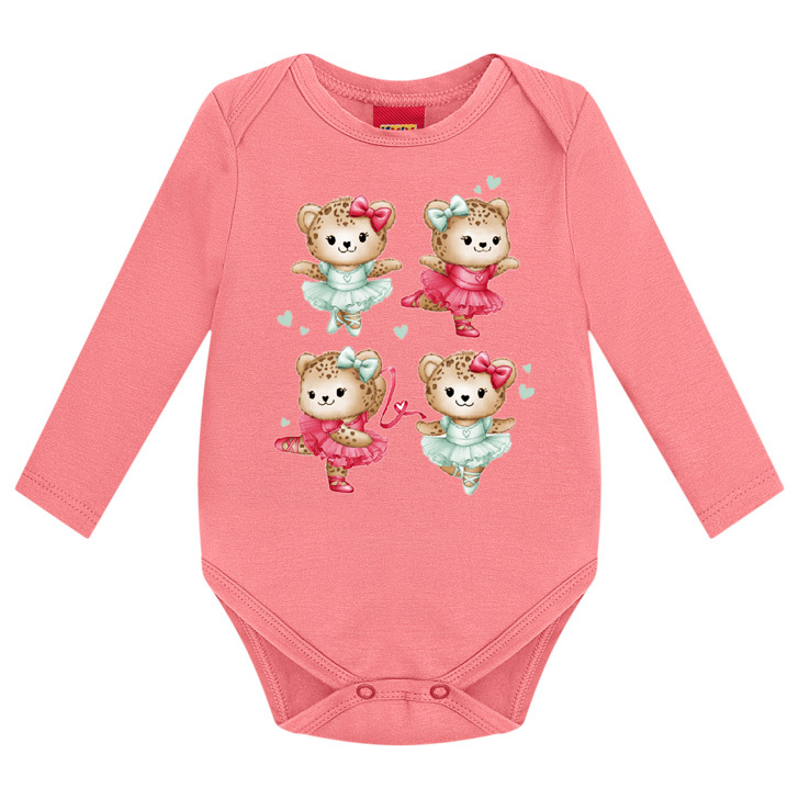 BODY FEMININO ROSA FRUIT 15 1626 KYLY