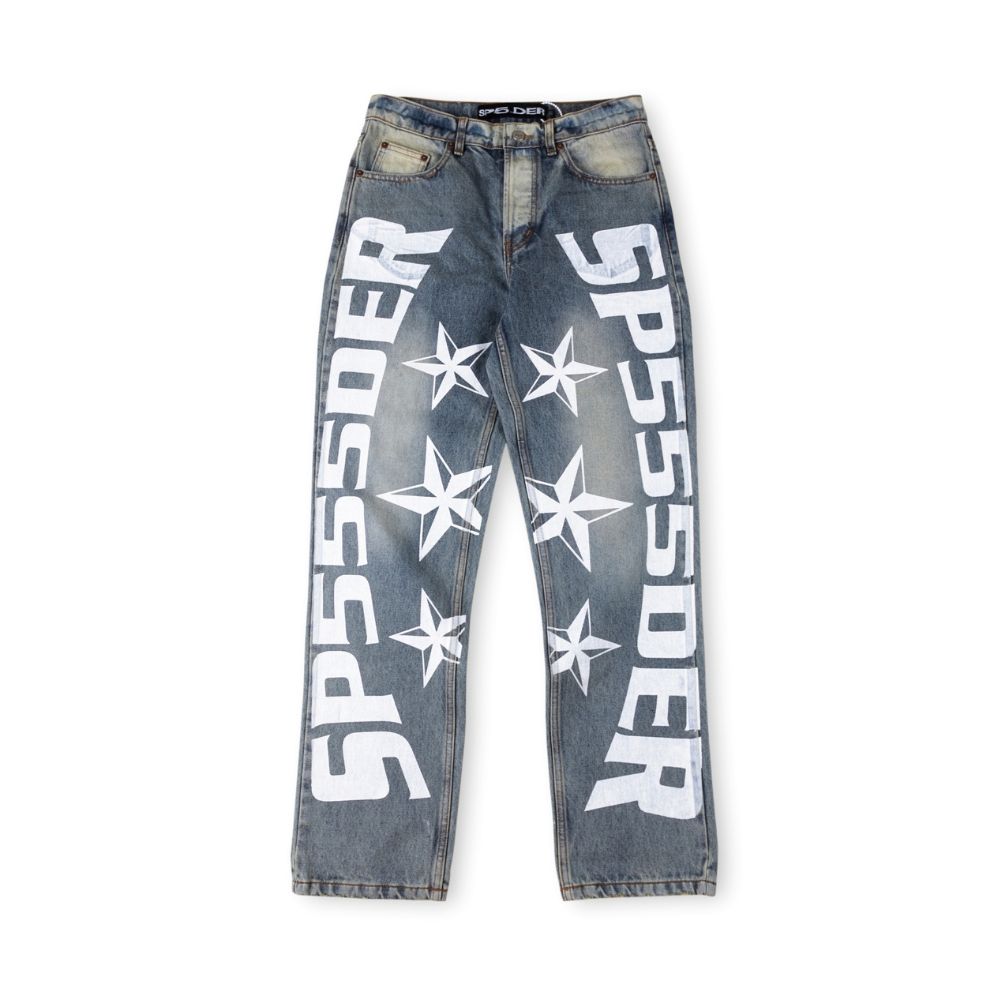 CALÇA SP5DER JEANS MX555 DENIM SP5DER KING