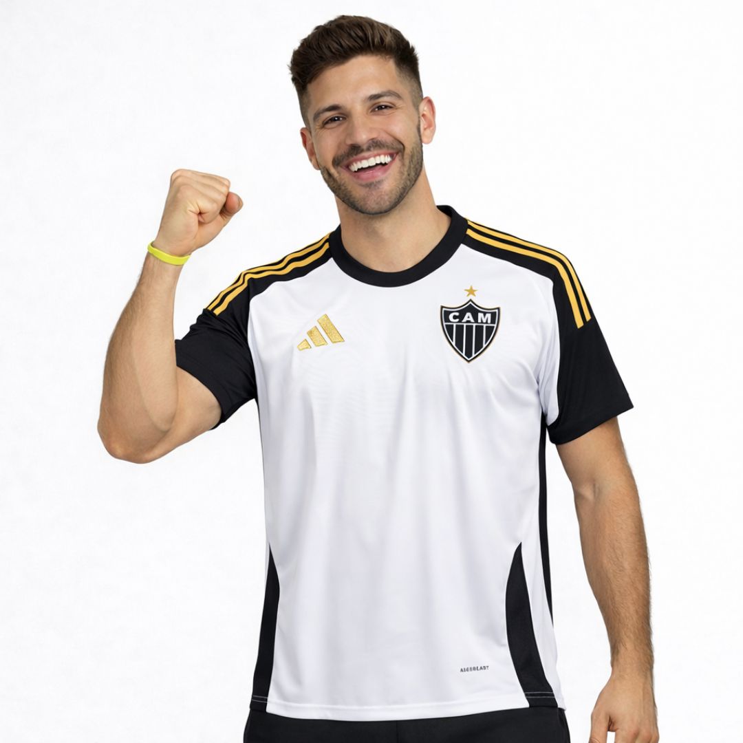 Camiseta Atlético Mineiro Uniforme 2 Versão Torcedor 2026   Elegância e Conforto, Vista a História do Galo!