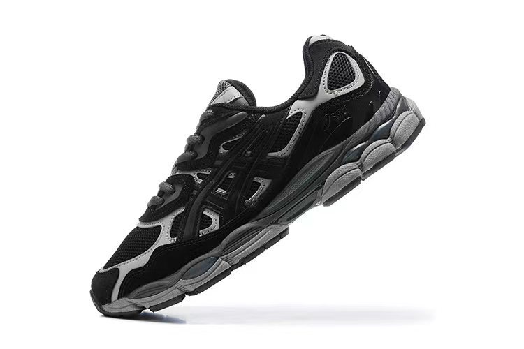 ASICS GEL NYC BLACK GRAPHITE GREY - PRONTA ENTREGA