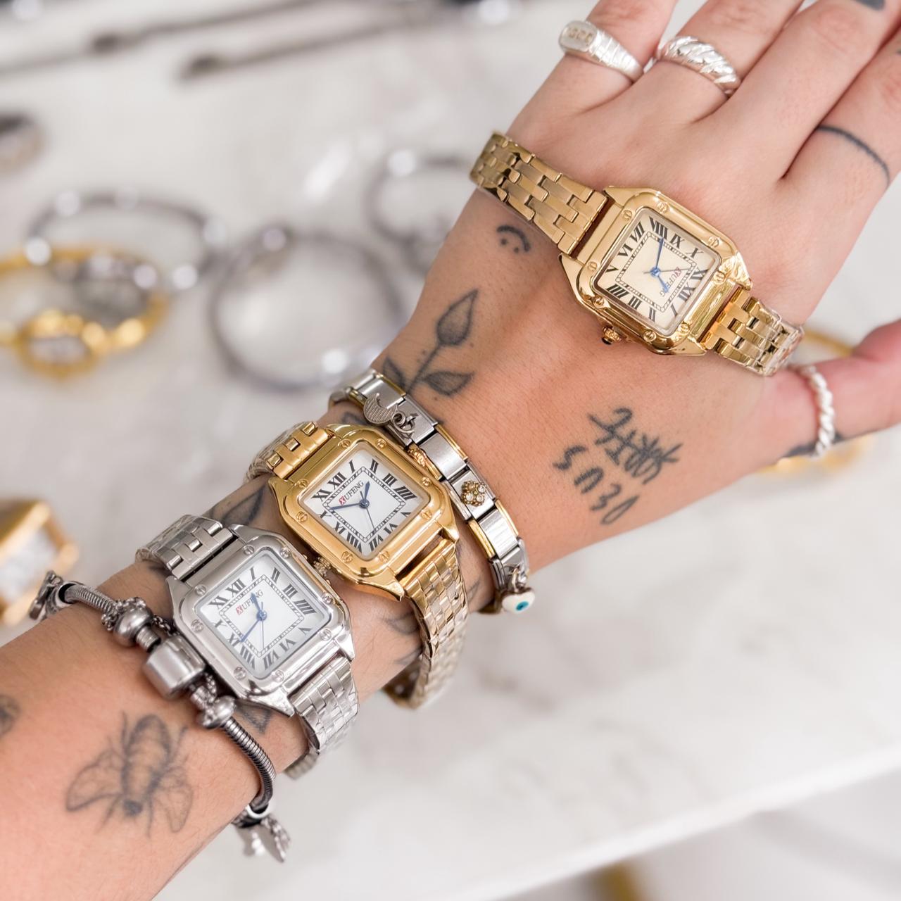 Relógio Cart. Quadrado