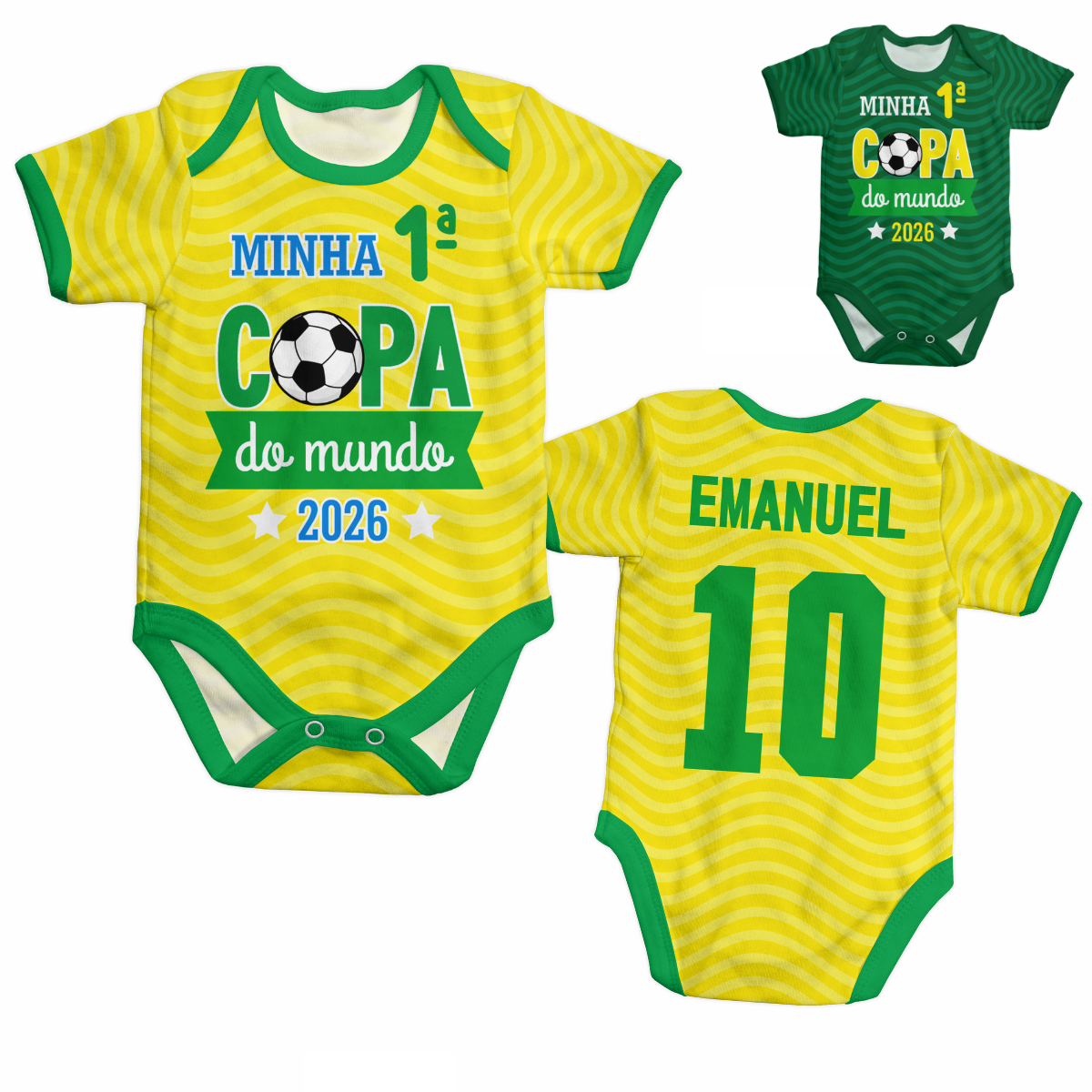Body - Minha primeira Copa - Nome Personalizado