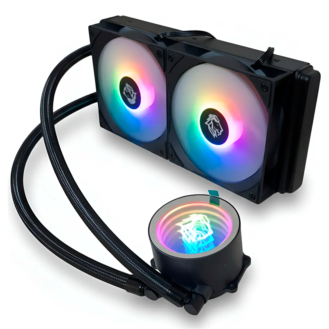 Water Cooler 240mm Fan Led Rgb Gamer Silencioso Intel Amd Pc Wc 240mm Led Rgb