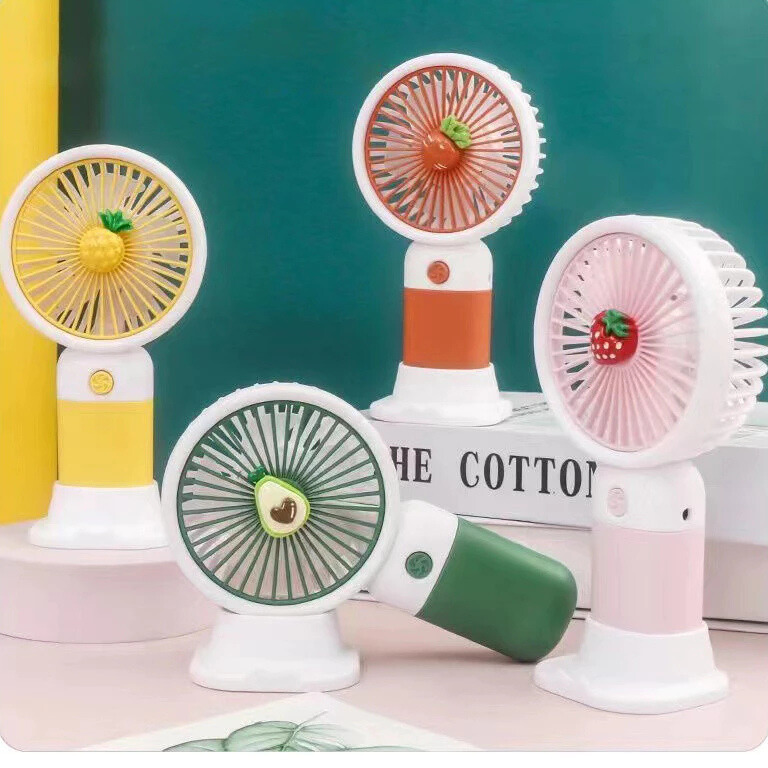 Mini Ventilador Portátil de Mão e Mesa USB Recarregável