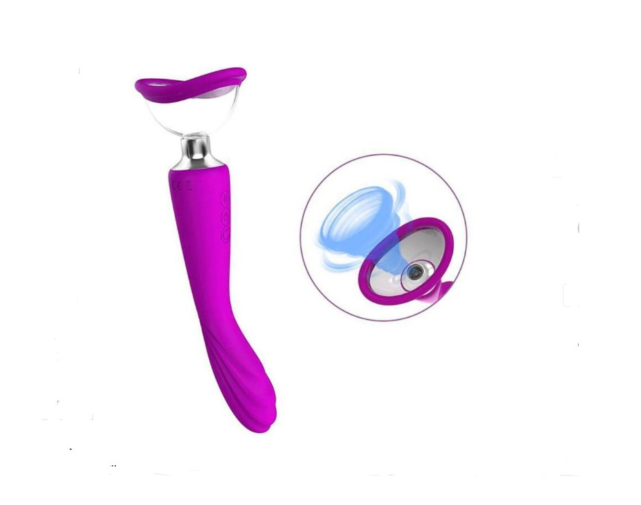 Sugador E Vibrador Penetrador Com 7 Vibrações Recarregável Alon Vibe Toys