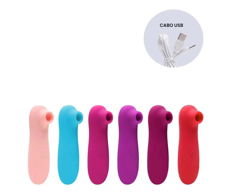 Vibrador Clitóris Pulsação Recarregável