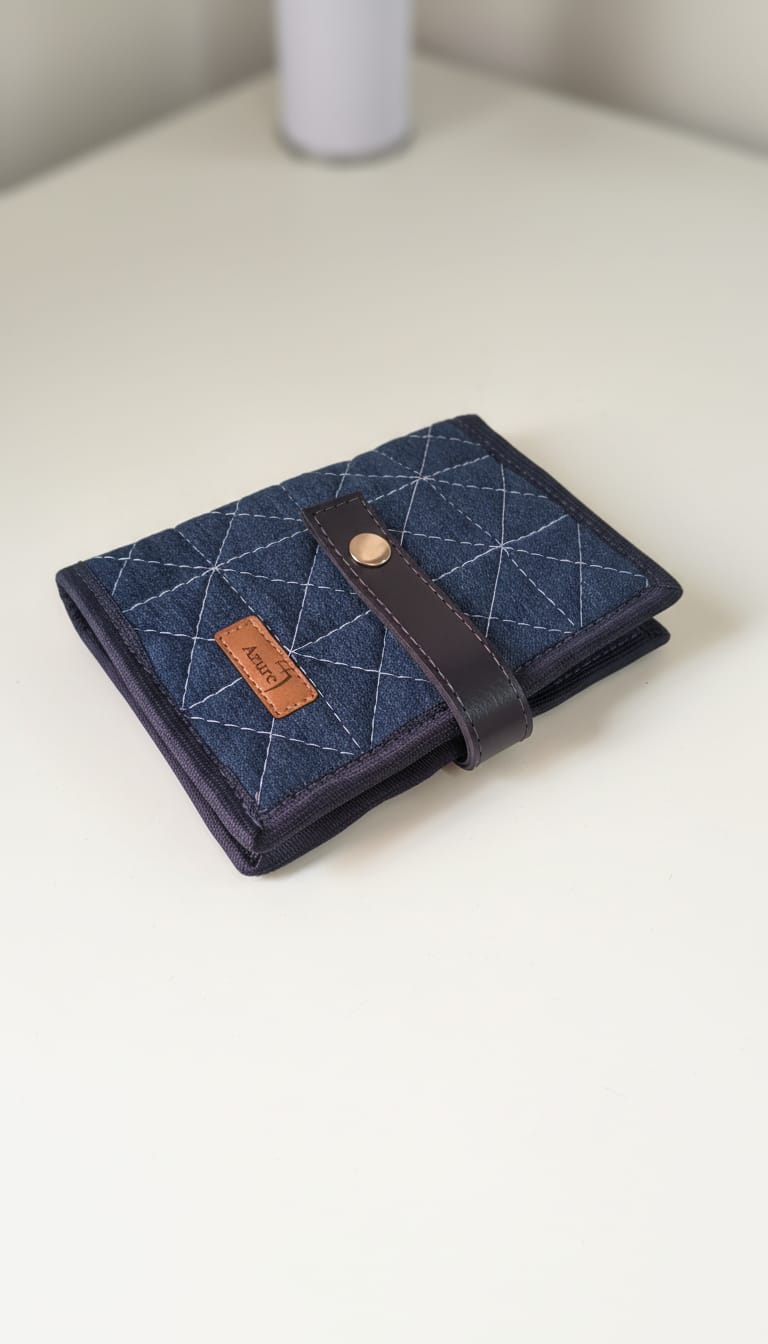 Carteira Lucy Azul Marinho