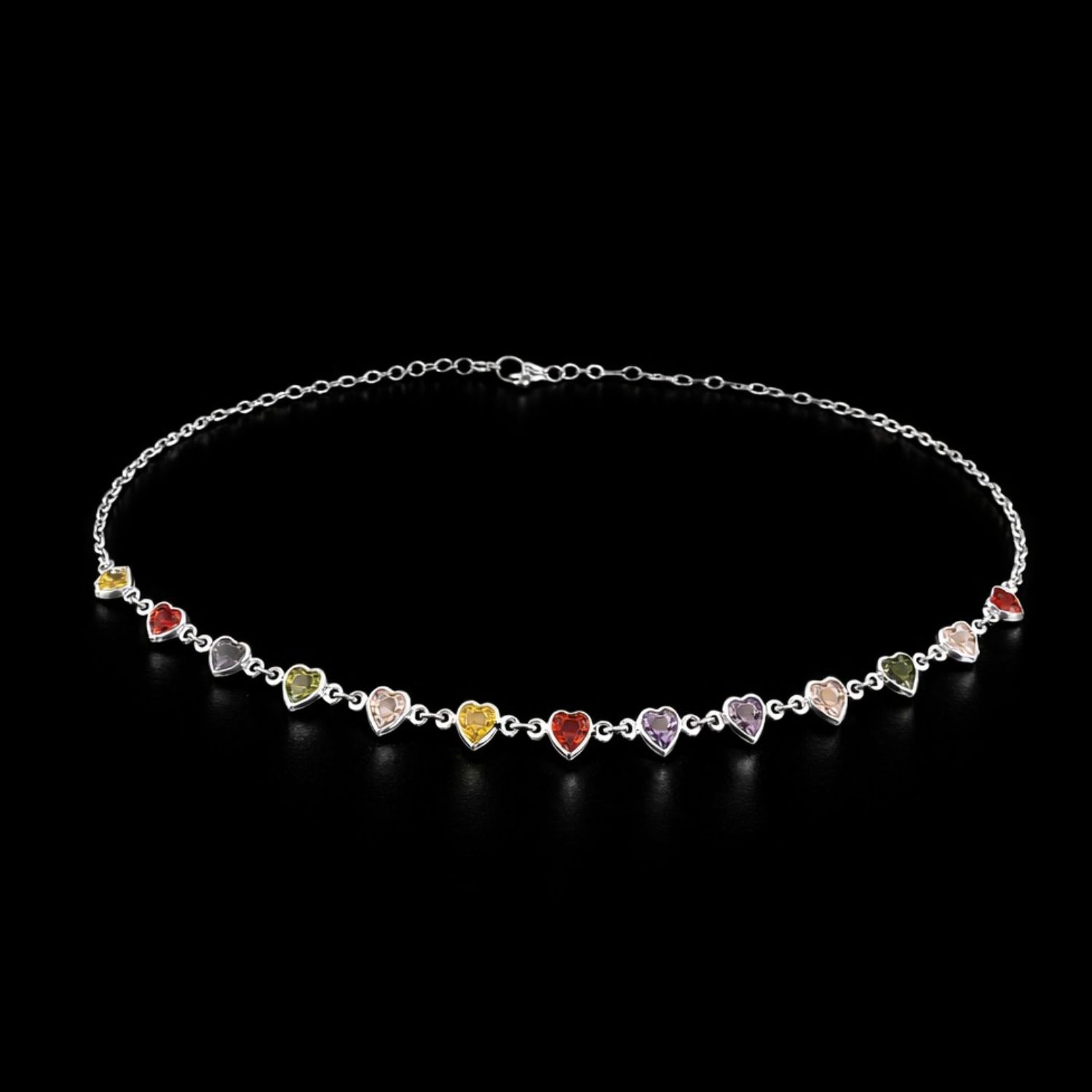 Chocker Corações Colors