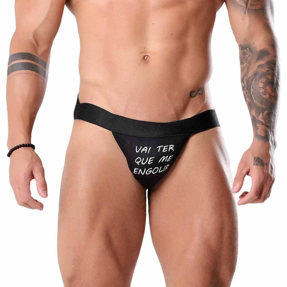 Cueca Jockstrap Fetiche Frases