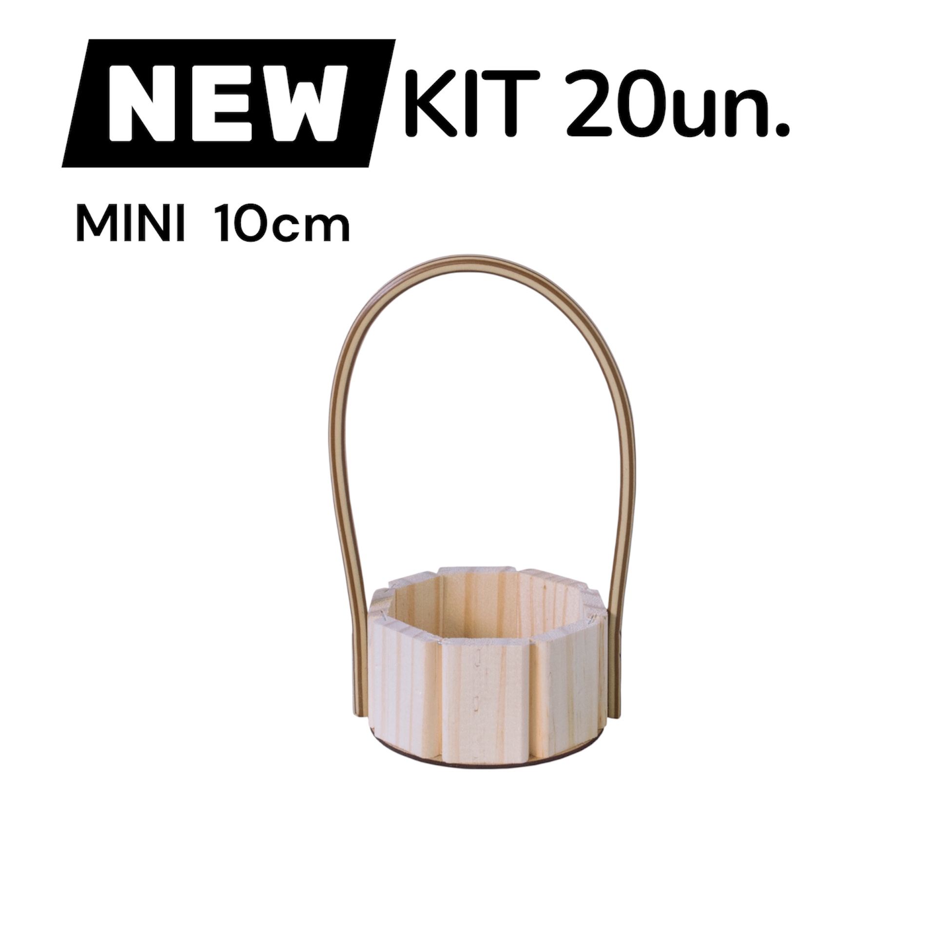 kit mini cesta 10 cm redonda
