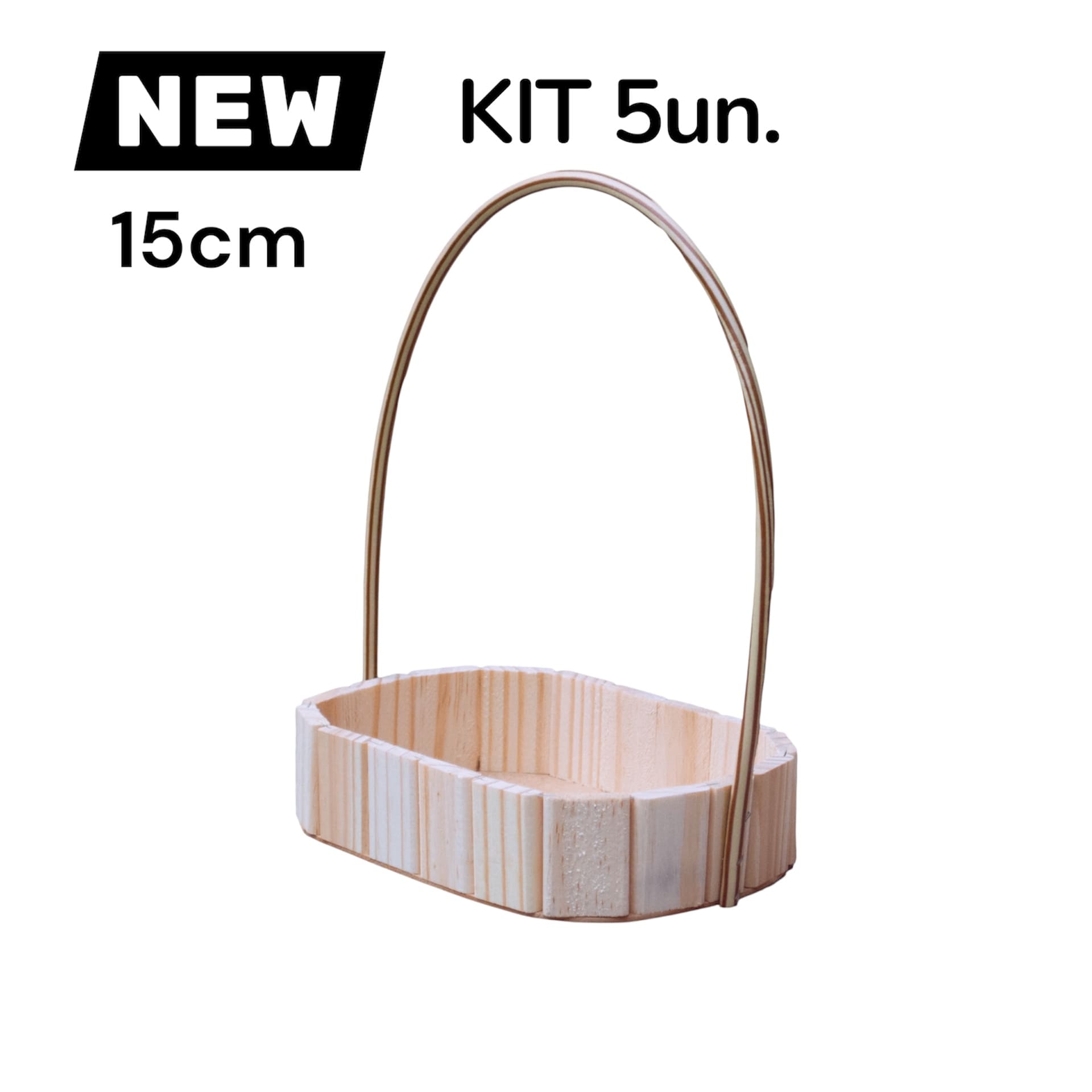 kit cestas 15 cm oval