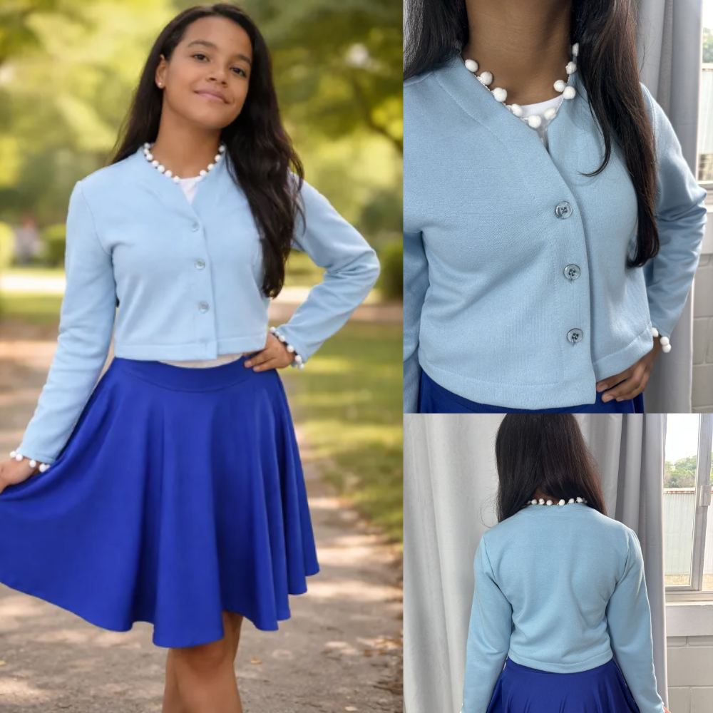 Casaquinho Infantil de Moletom  Elegante