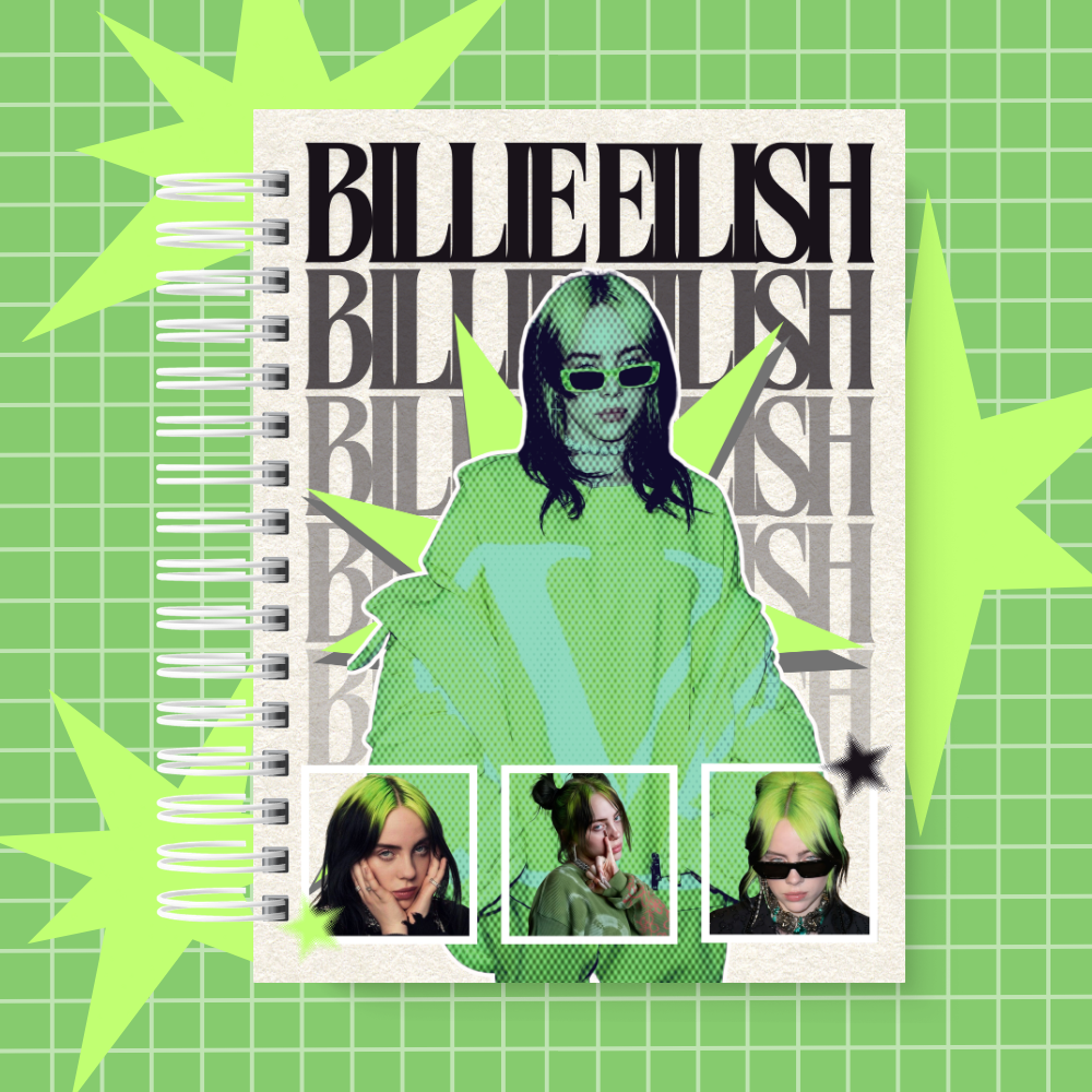 Caderno/Fichário - Billie Eilish