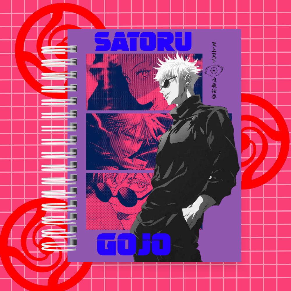 Caderno/Fichário -Satoru Gojo