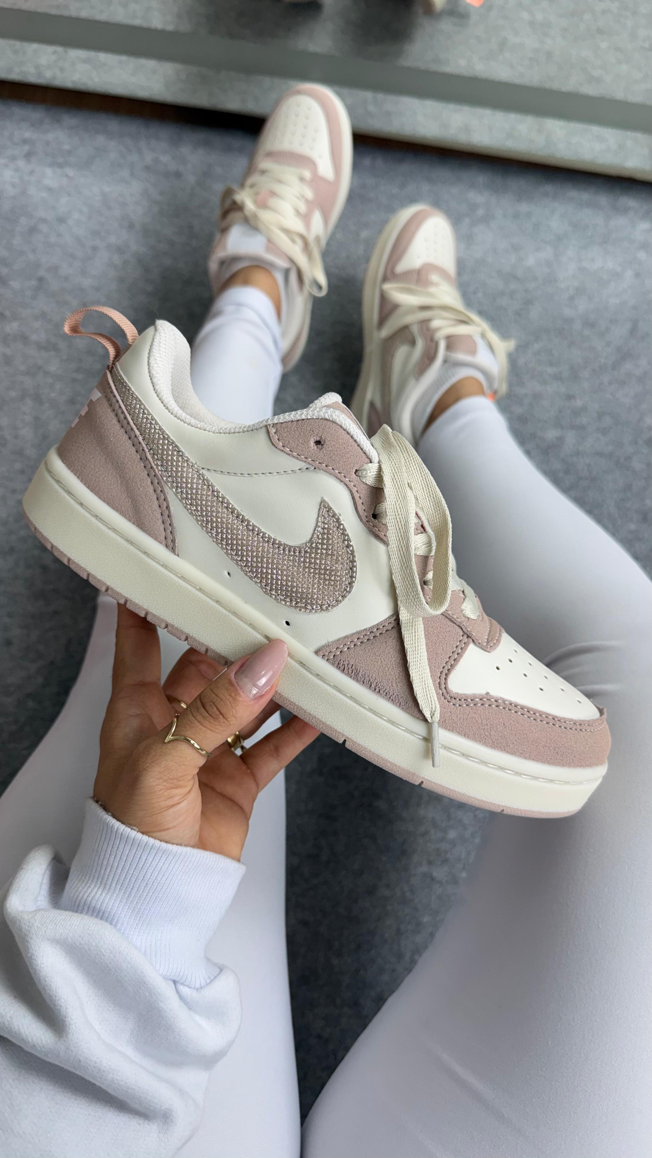 COURT BOROUGH LOW RECRAFT - FLAMINGO