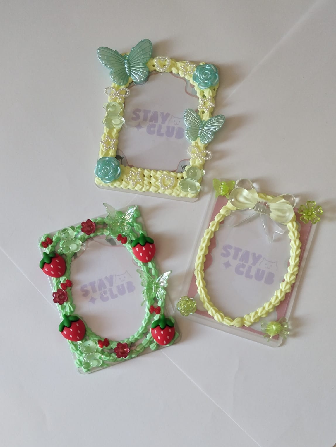 Porta Photocard Toploader Estilo Decoden Decorado à Mão