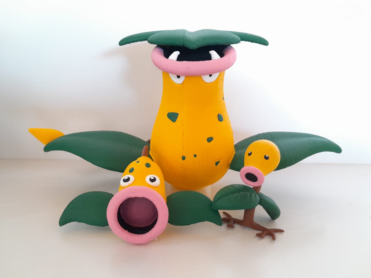 Bellsprout, Weepinbell e Victreebel - Pokémon Impressão 3D
