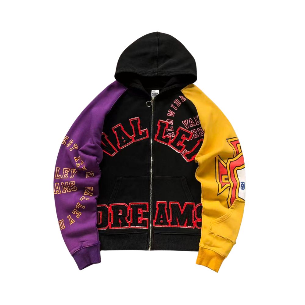 MOLETOM VALLEY LIVES FOREVER BLACK